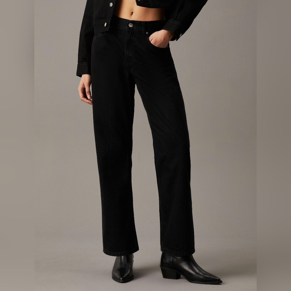 Calvin Klein Jeans Women's Black Straight Leg